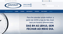 Desktop Screenshot of davesat.com.br