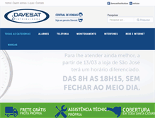 Tablet Screenshot of davesat.com.br